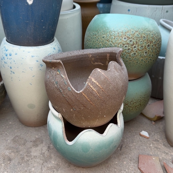 瑕疵花盆处理啦口