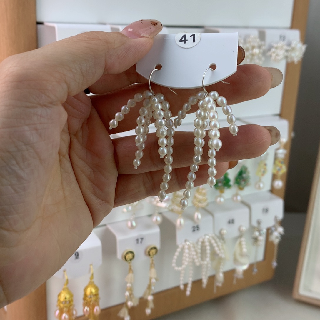 未镶嵌耳饰淡水珍珠