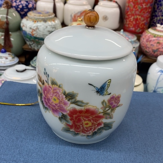 瓷片陶瓷茶叶罐密封罐