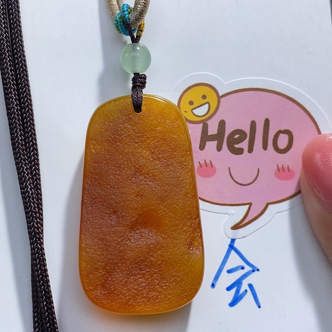 定制琥珀未镶嵌蜜蜡吊坠
