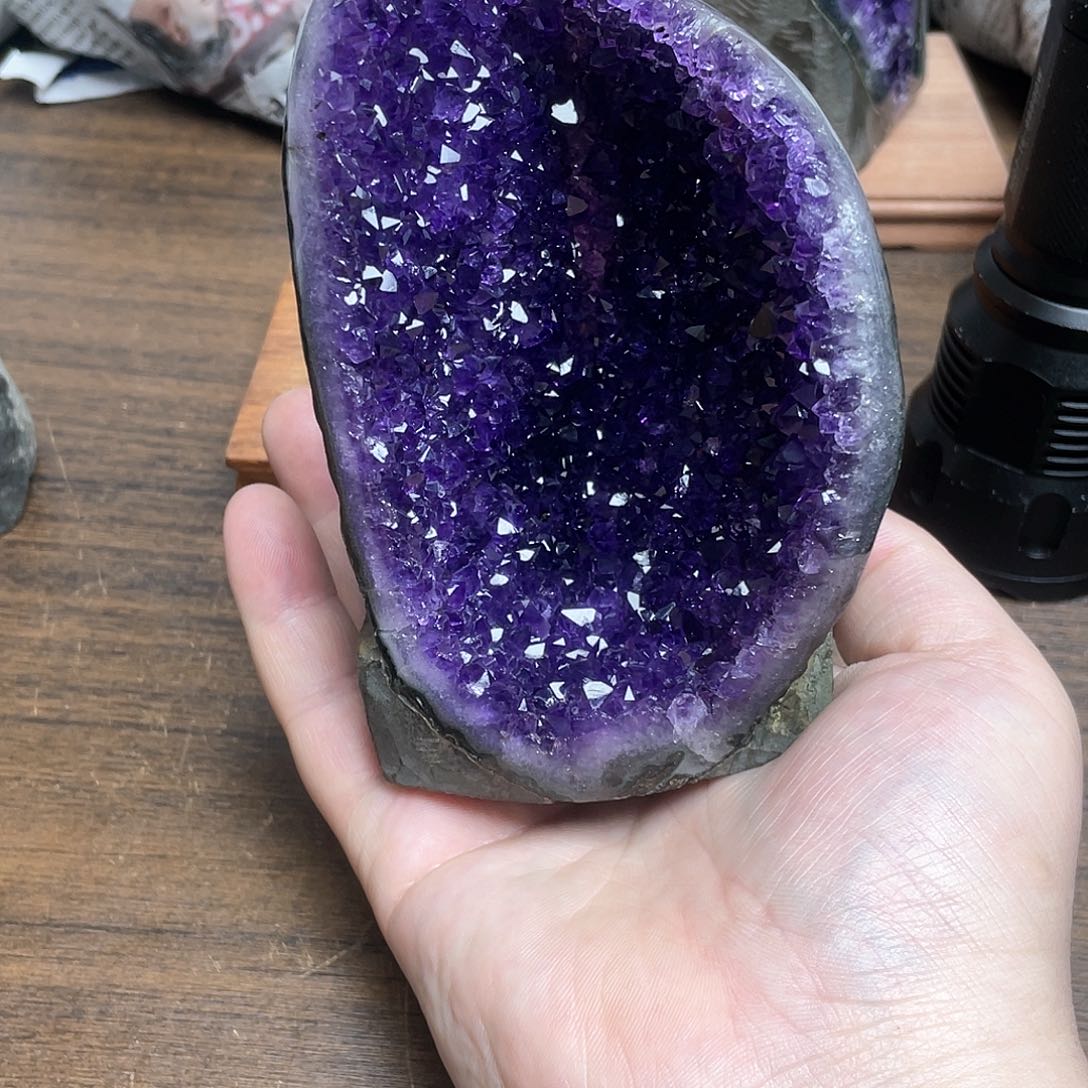 紫晶大型摆件（非配饰）未镶嵌叮****～