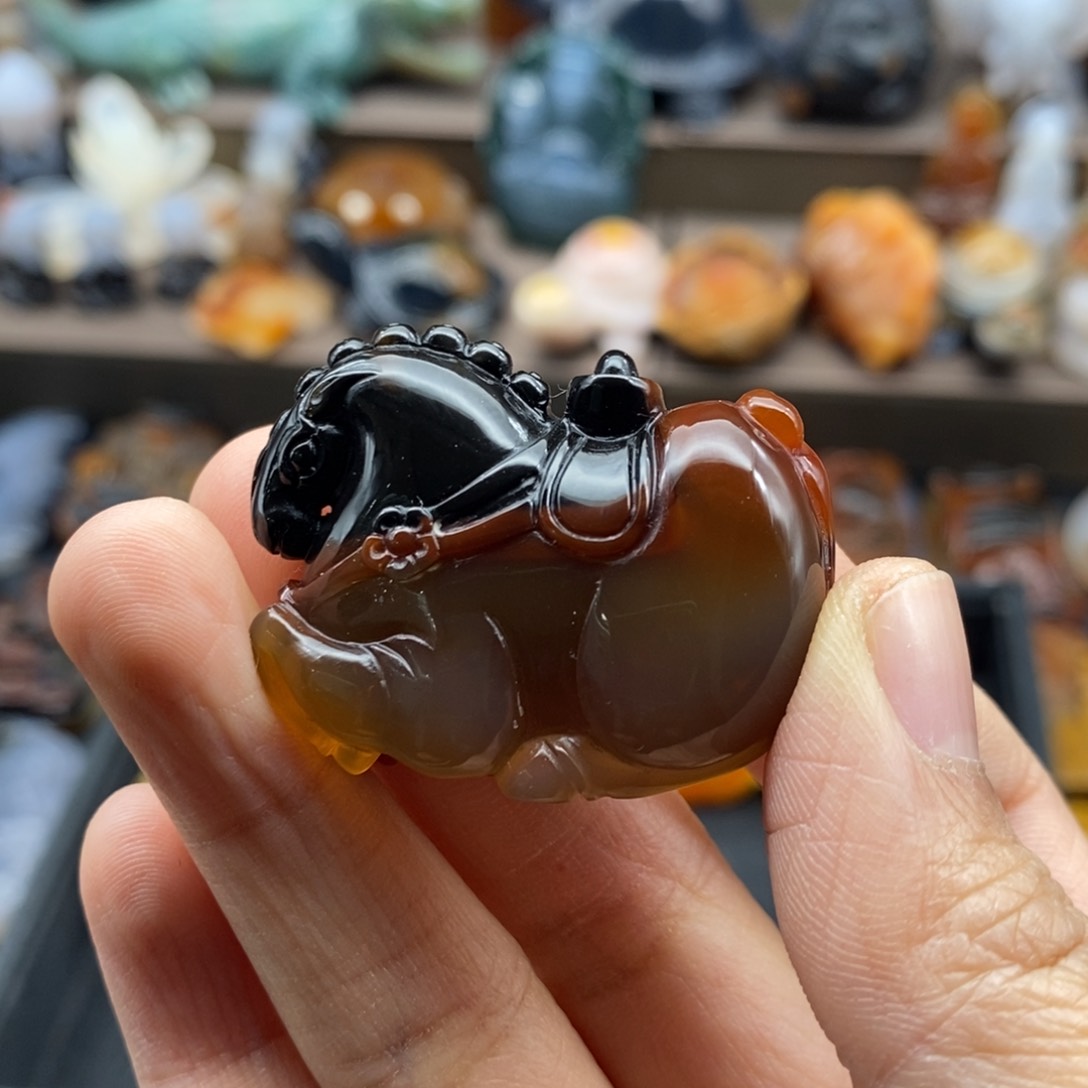 未镶嵌吊坠(不含链)玛瑙/玉髓琳**达