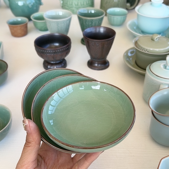 小米茶器龙泉青瓷