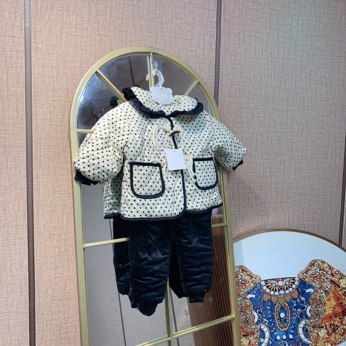 R3192   宝宝上衣裤子厚棉套装