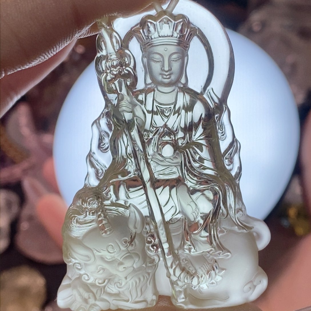 水晶颈饰未镶嵌钱*多吊坠