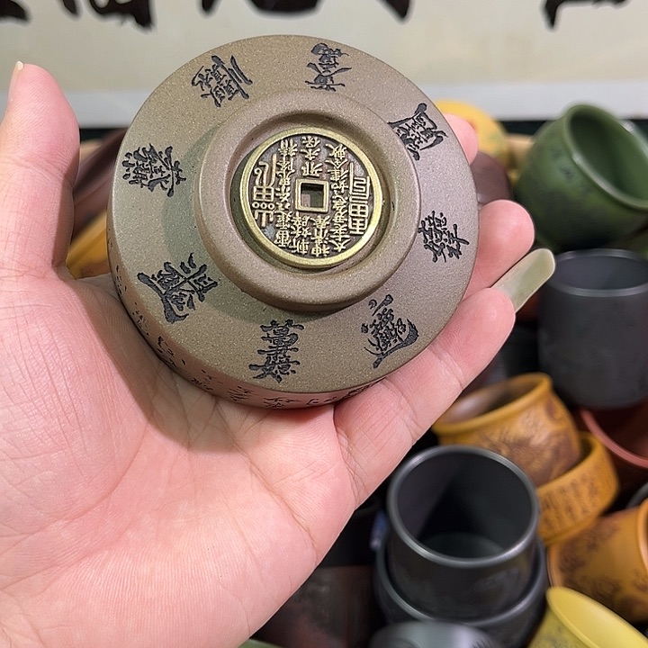 茶杯紫砂全手工紫砂主人杯