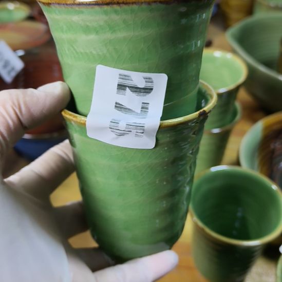 天***芳瓷片磁州窑五厂盘碗壶杯有瑕疵