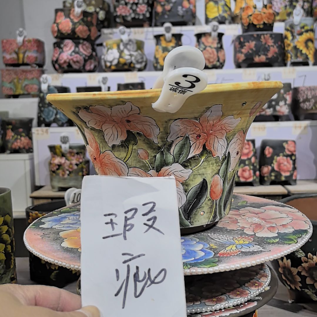 花盆红泥瑕疵处理