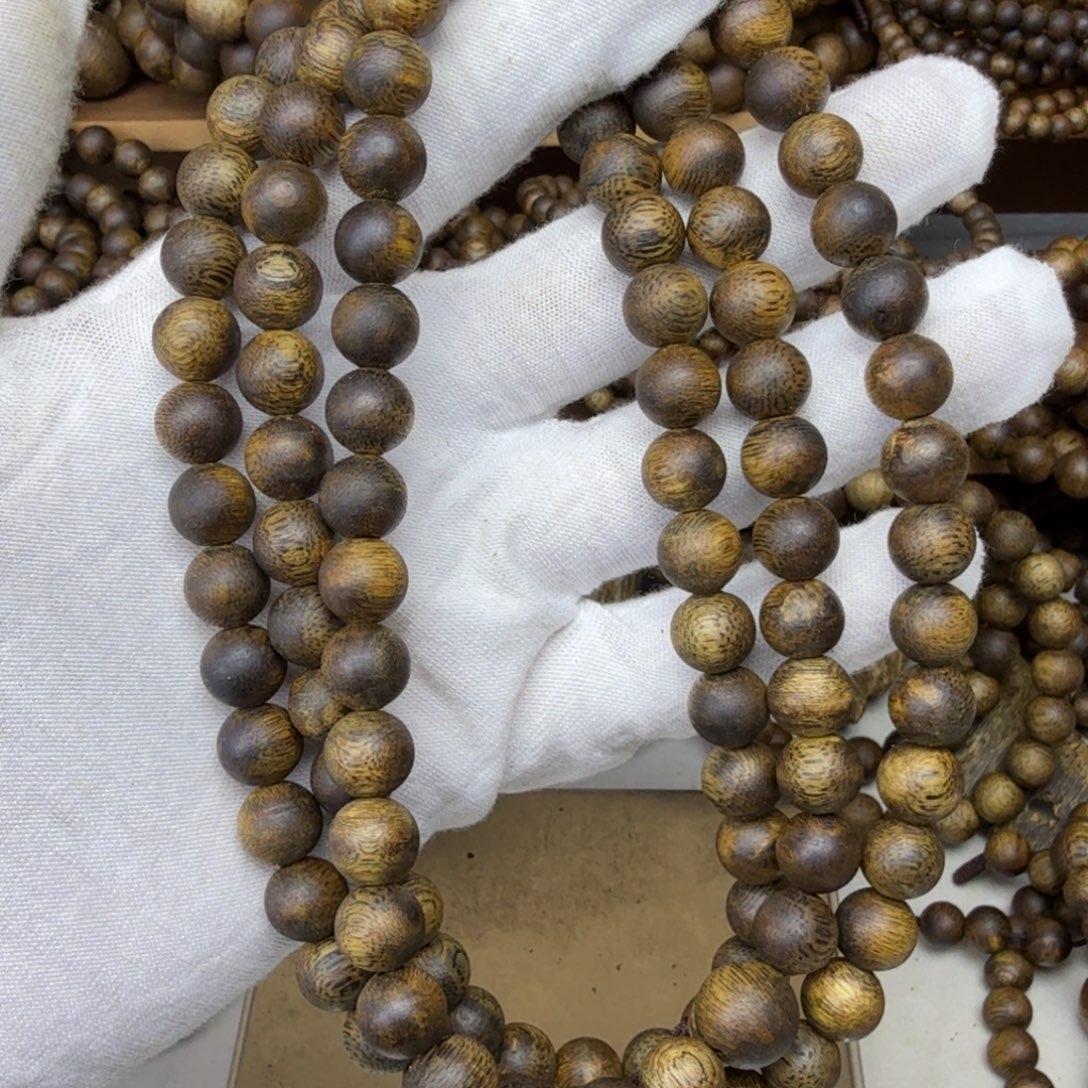 手串沉香棋楠沉香手串09规格多圈41克