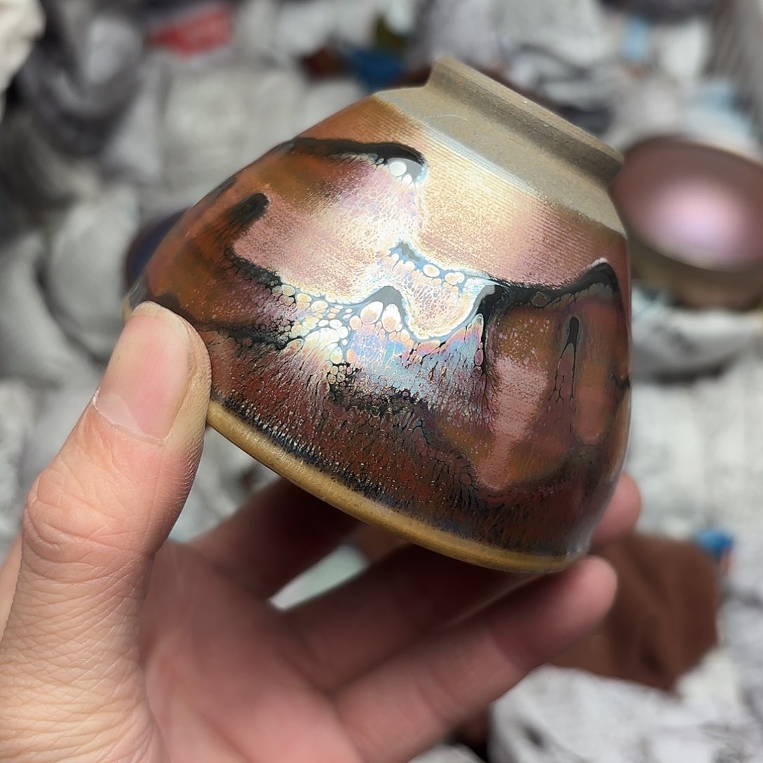 茶盏微瑕建盏主人杯一只