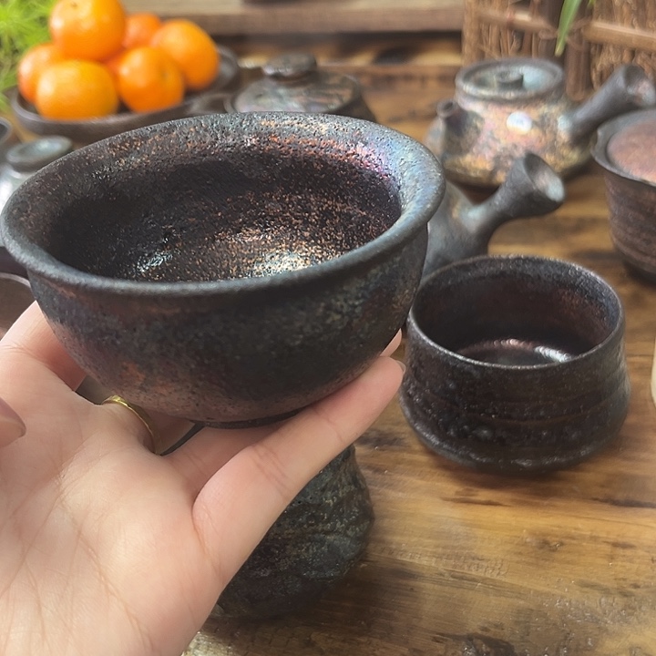 再**次荥经黑砂杯子微瑕不退不换