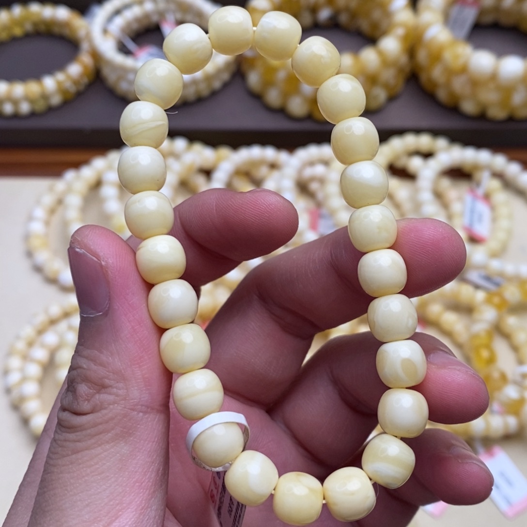 琥珀未镶嵌珠宝奇石8.5mm