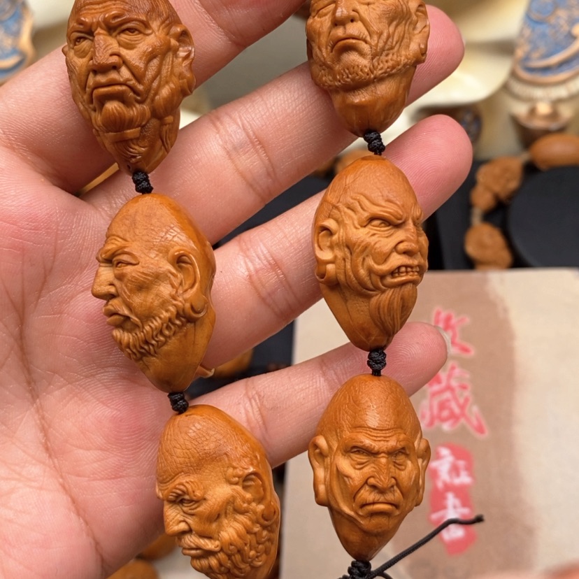 【闪购商品】橄榄核手串橄榄手工雕刻工艺