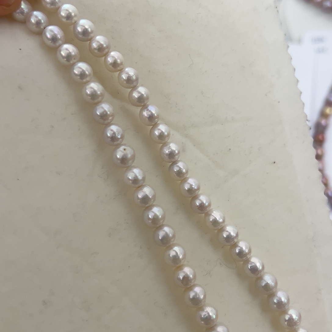 淡水珍珠耳环银S925镶嵌