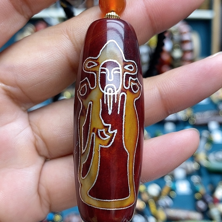 玛瑙/玉髓颈饰合金