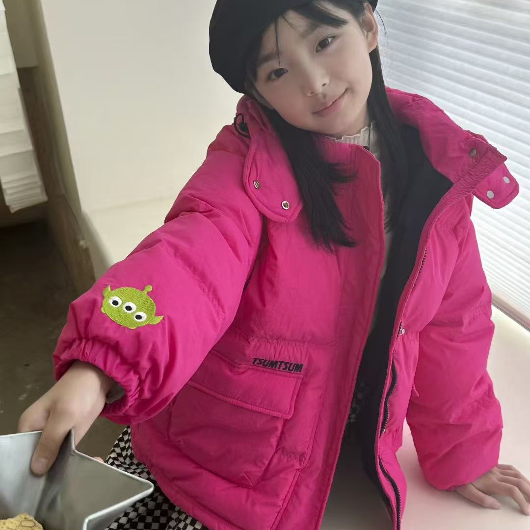 草莓熊儿童加厚羽羽服