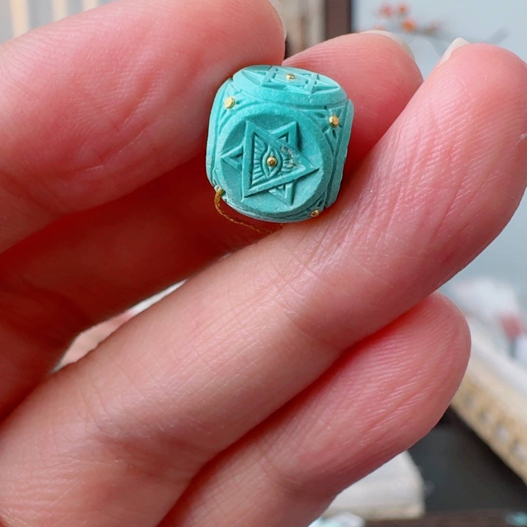 未镶嵌绿松石珠宝奇石