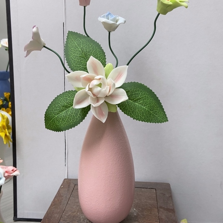 陶瓷手工制作陶瓷花