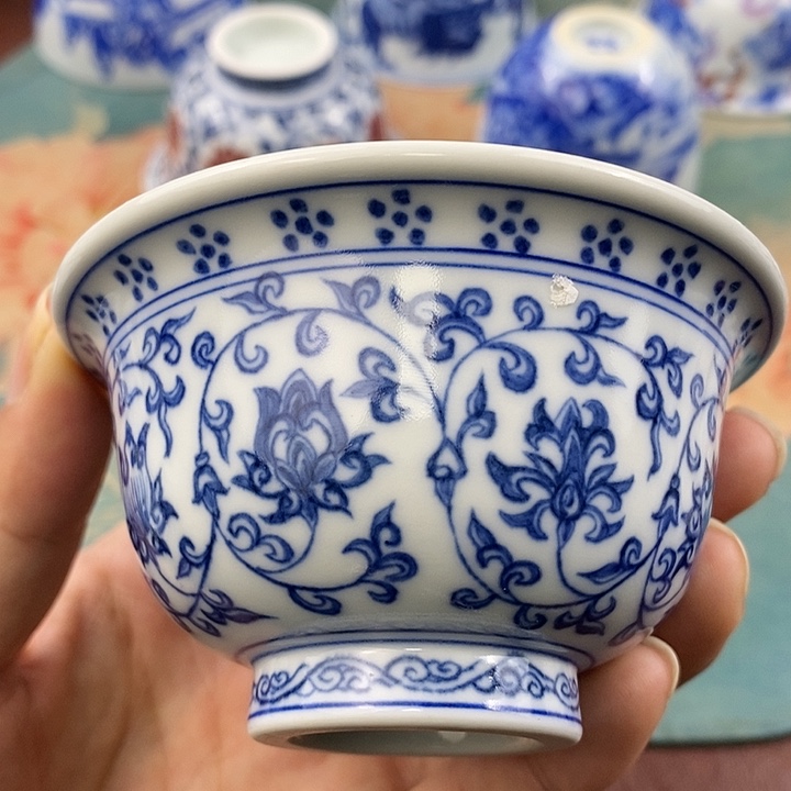 杯现代景德镇全手工全手绘茶具1688888