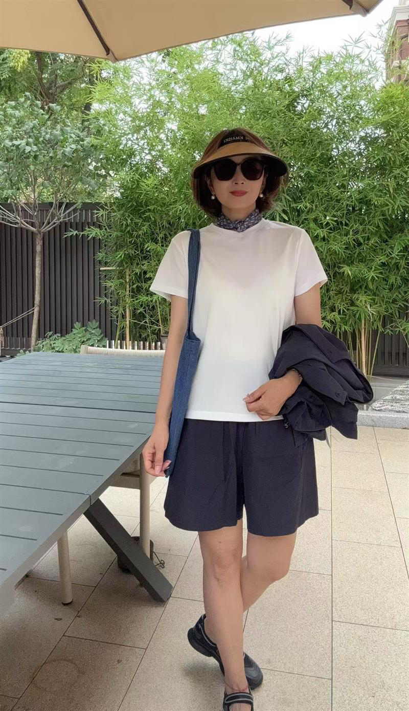 松紧腰纯棉机能短裤