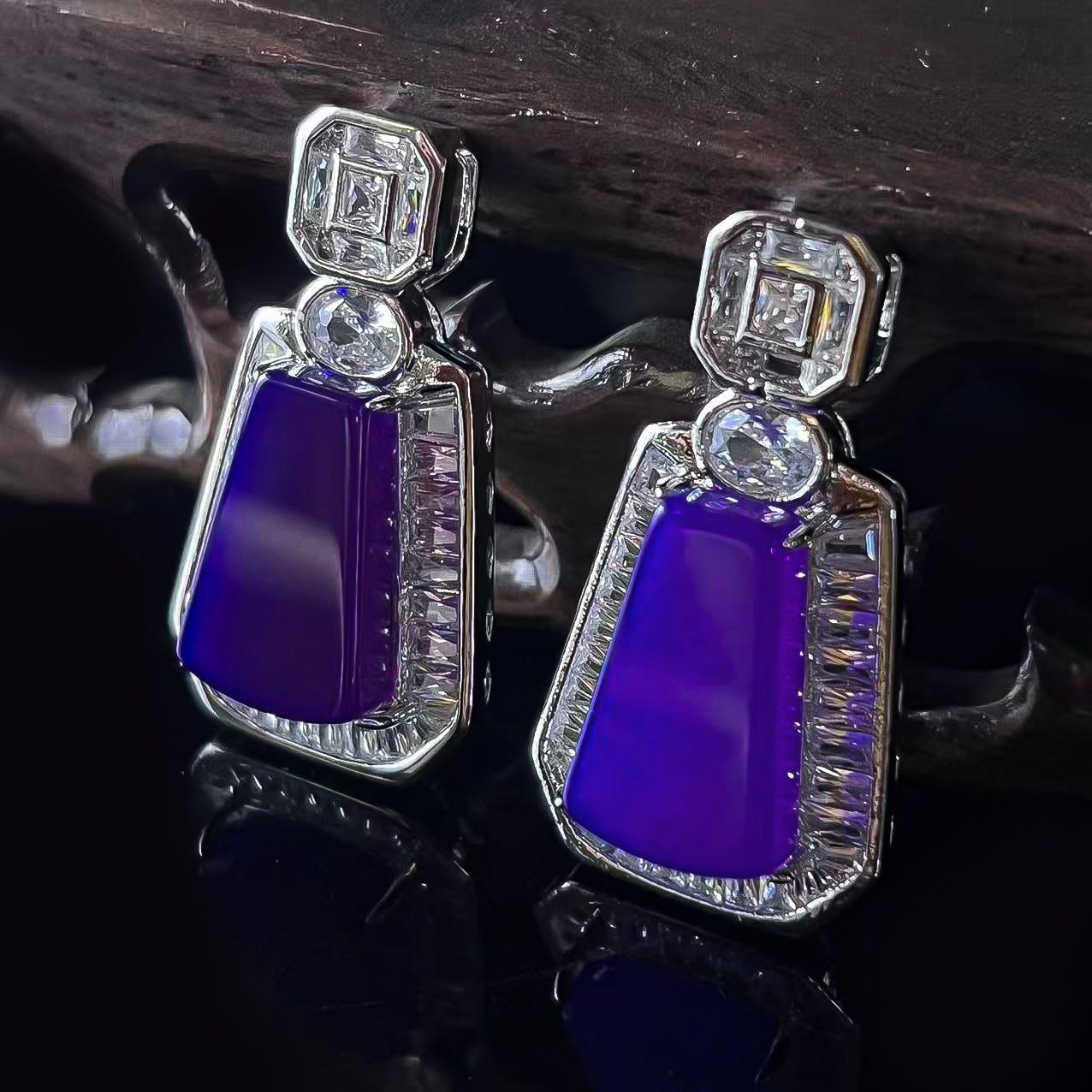 ST8401【任会长珠宝】紫藤紫灵芝玛瑙吊坠-配链-多样性只发一件