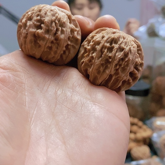 【闪购商品】把件文玩核桃37黄杆蜡皮