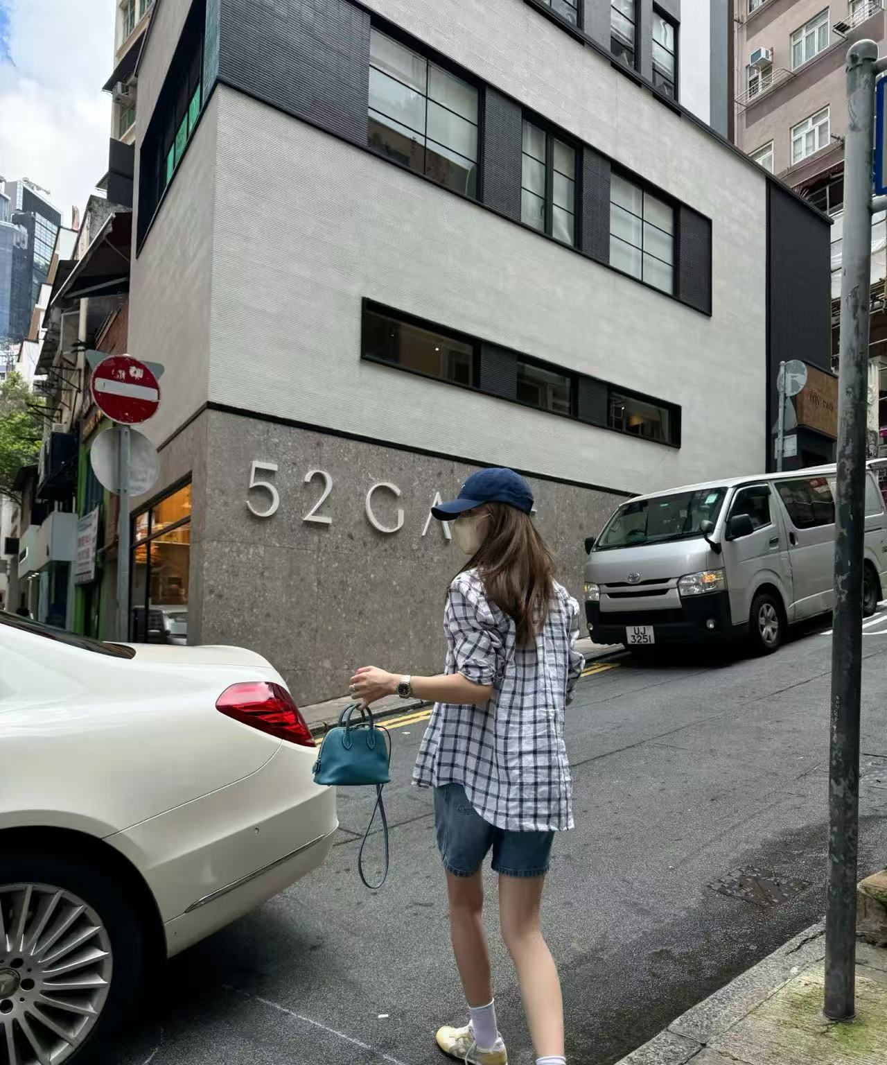 牛仔百搭秋季衬衫时尚休闲显瘦宽松圆领运动格子复古