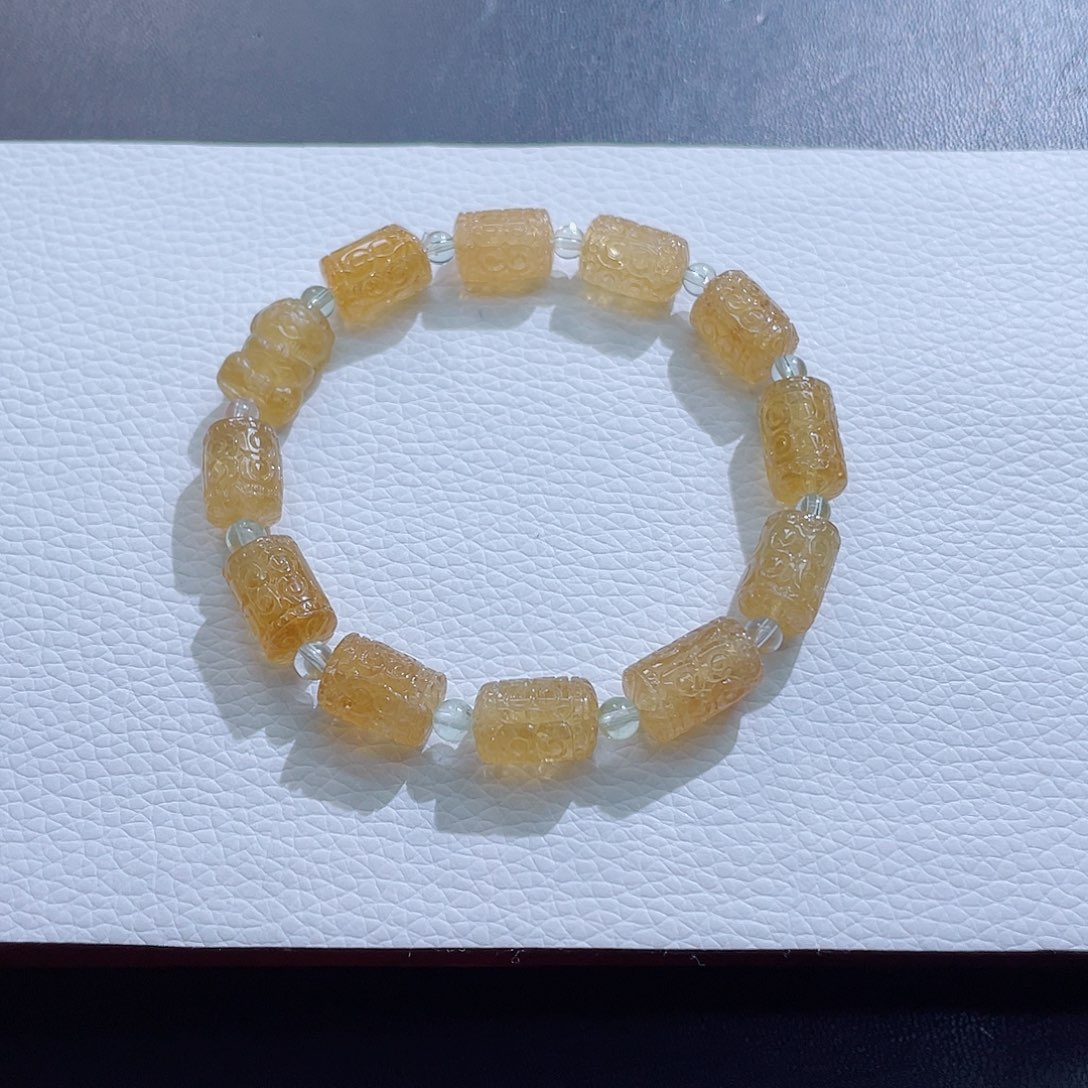 碧玺未镶嵌手链碧玺手链