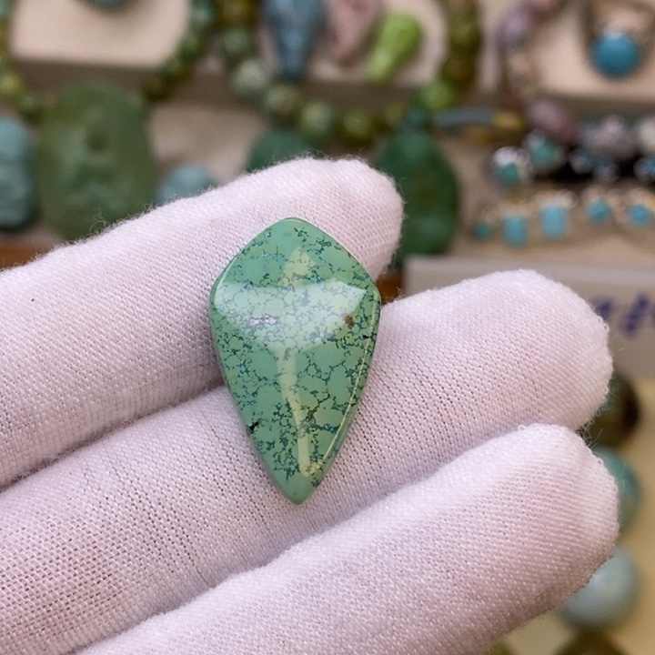 绿松石未镶嵌菜籽黄