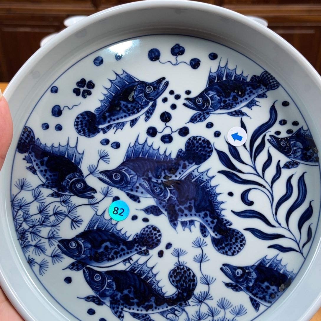 手绘现代茶具非古董