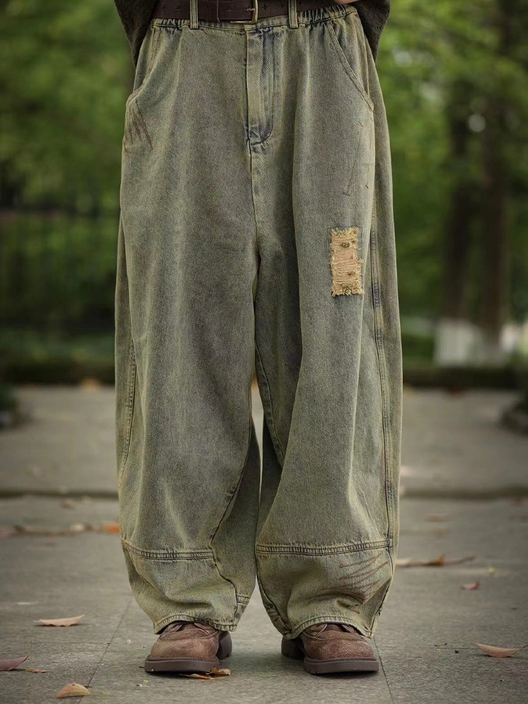 疯子张休闲百搭牛仔裤