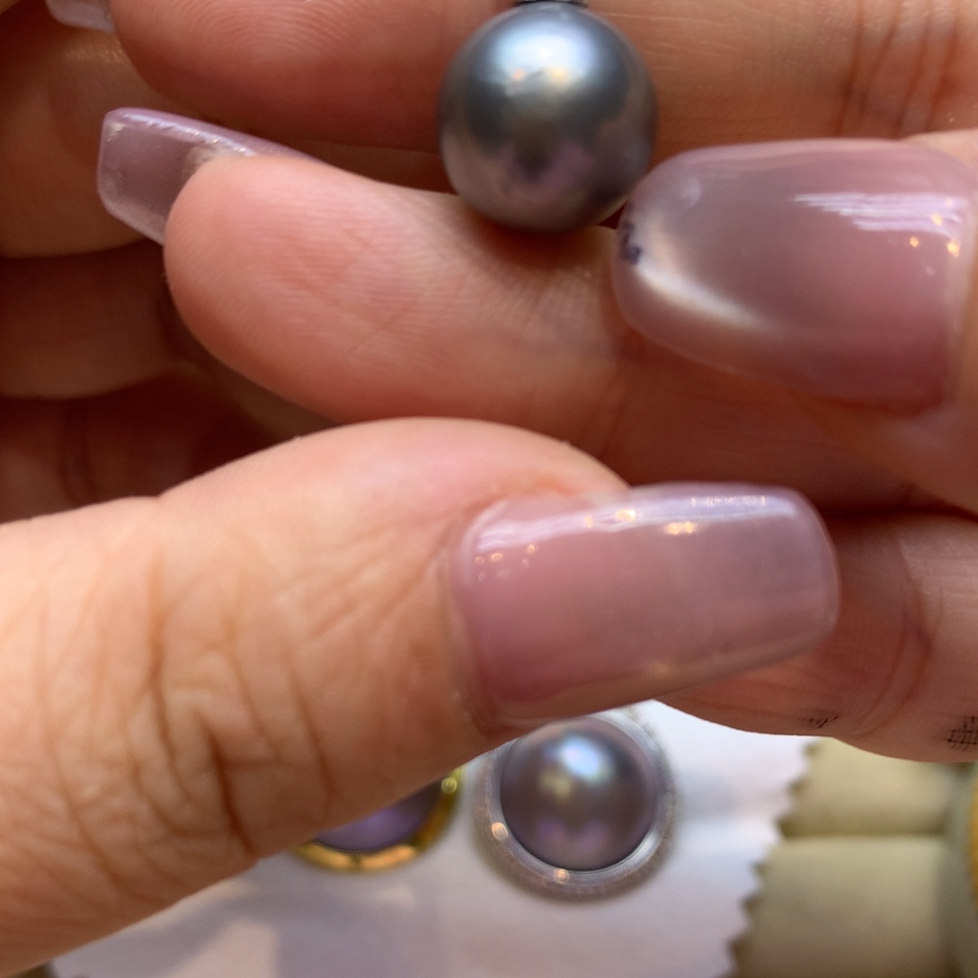 颈饰银S925镶嵌海水珍珠