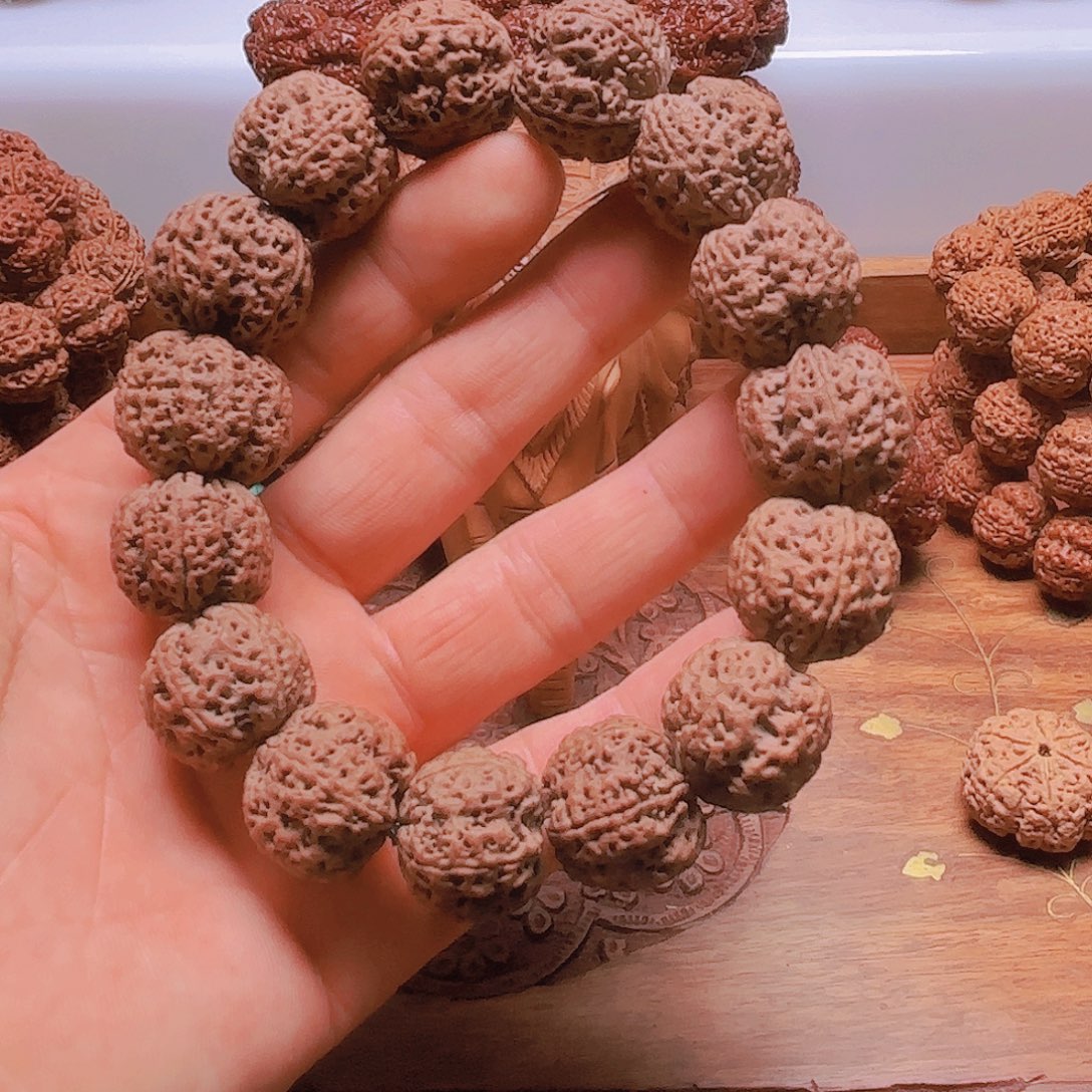 梁***飞金刚菩提手串L267/24mm 五星蜂王