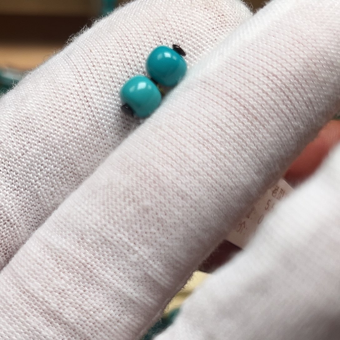 绿松石未镶嵌珠宝奇石781 /5.5mm