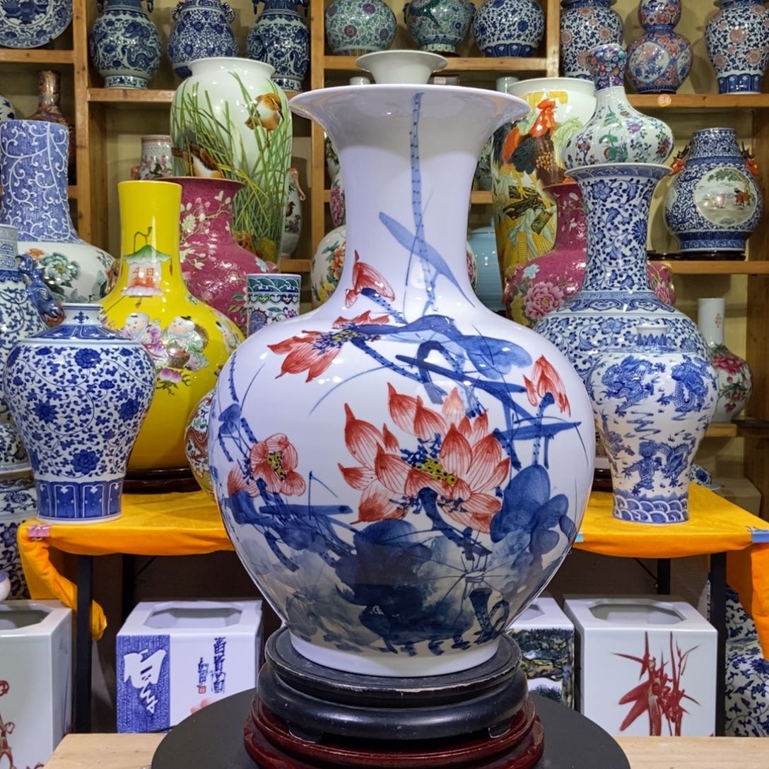 瓶景德镇陶瓷花瓶摆件