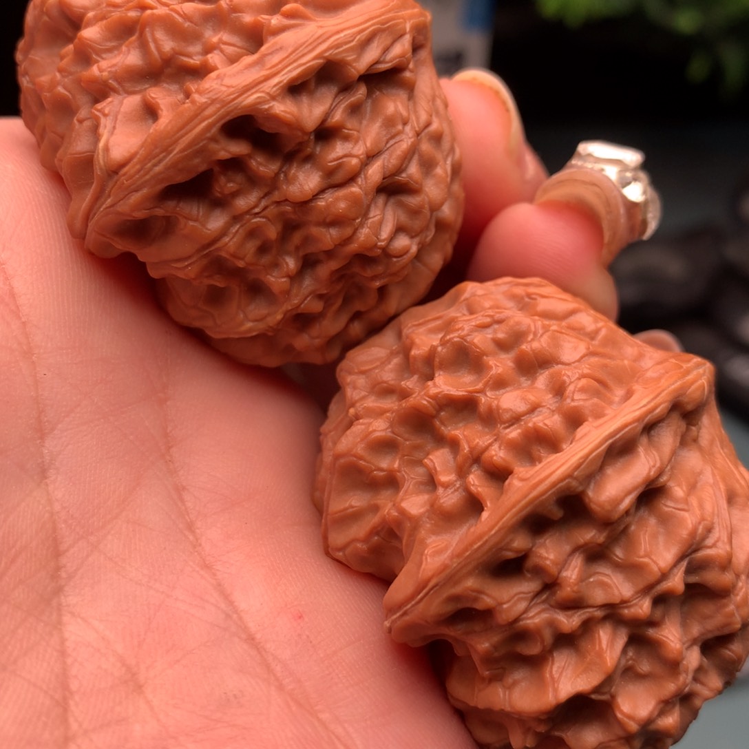 文玩核桃把件铁*真玉枕21