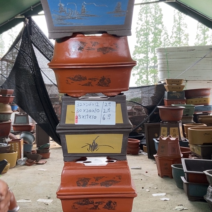 紫砂花盆紫砂紫砂