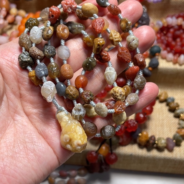 玛瑙/玉髓合金手链