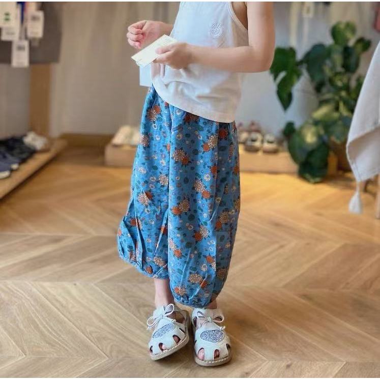 2025夏季亲子新款百搭九分休闲裤B2266