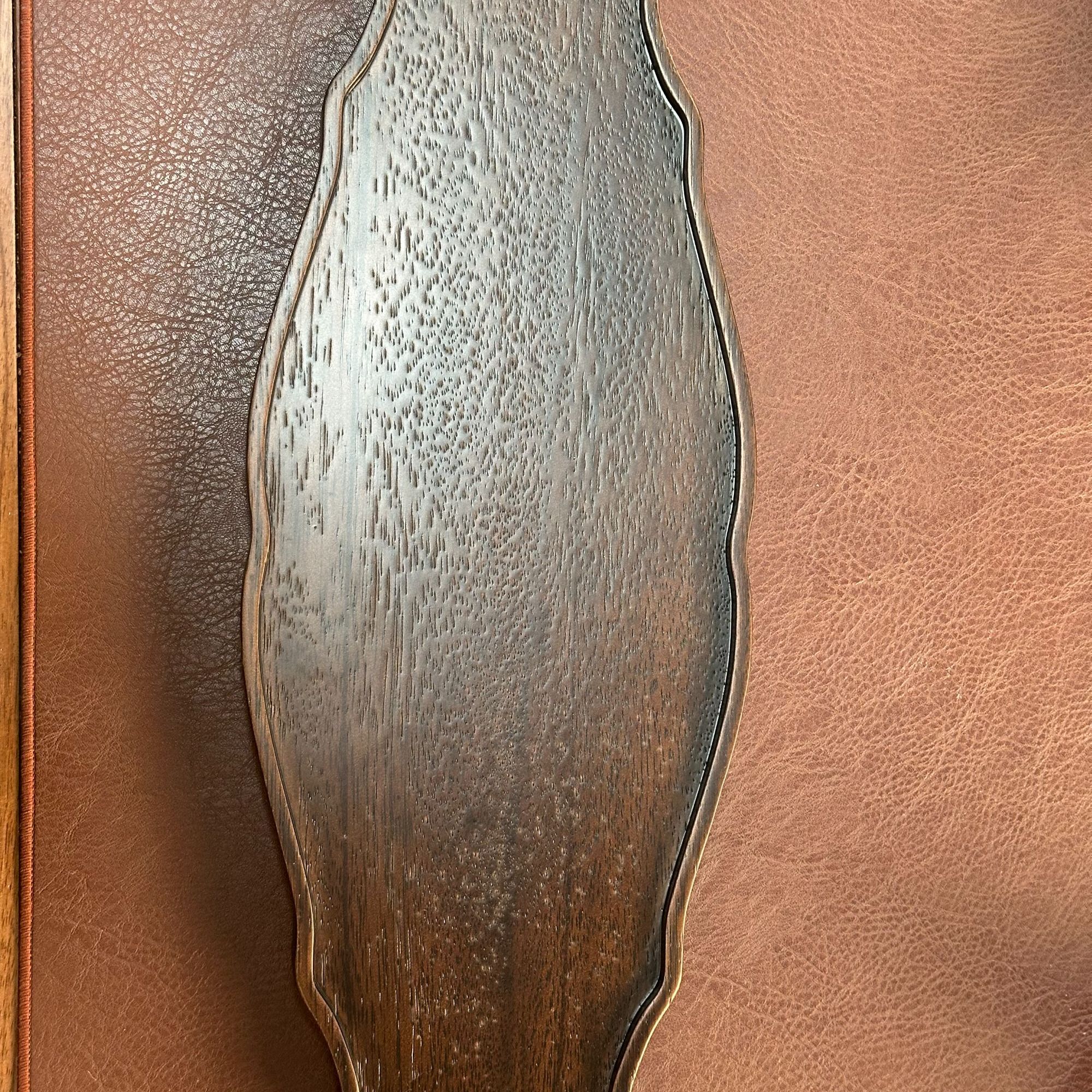 木制筋纹干泡台茶盘