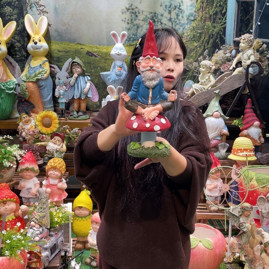 摆件花园摆件红红火火