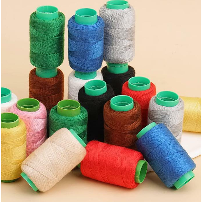 【3卷白3卷黑4卷彩色】送穿针器耐拉扯不掉色缝纫线手动diy水洗无忧