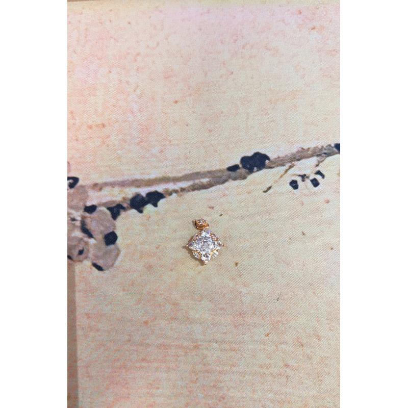 [南非甄选】 NFZX   LC-672 闪耀星玫瑰白色吊坠