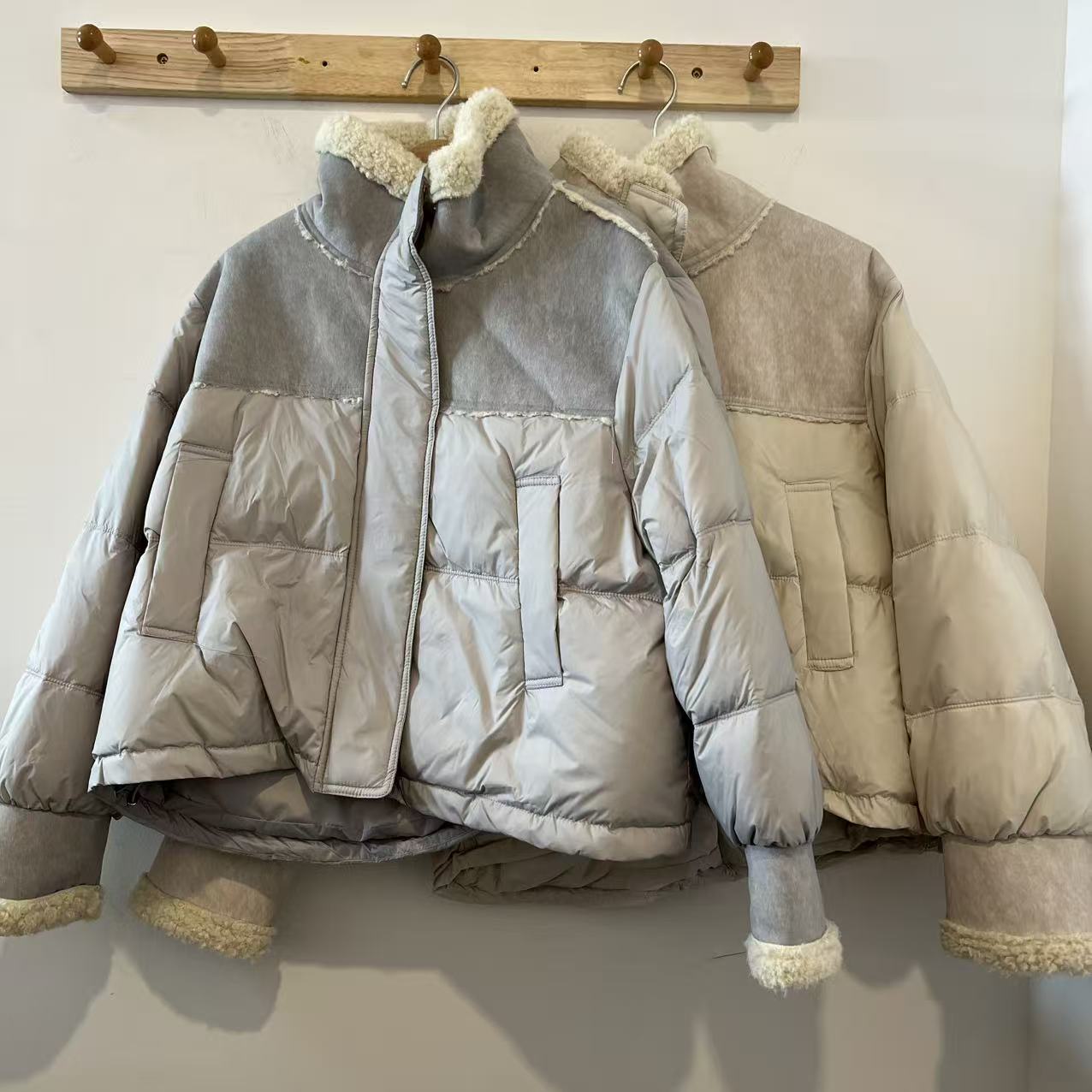 【花花花】肩羔棉服