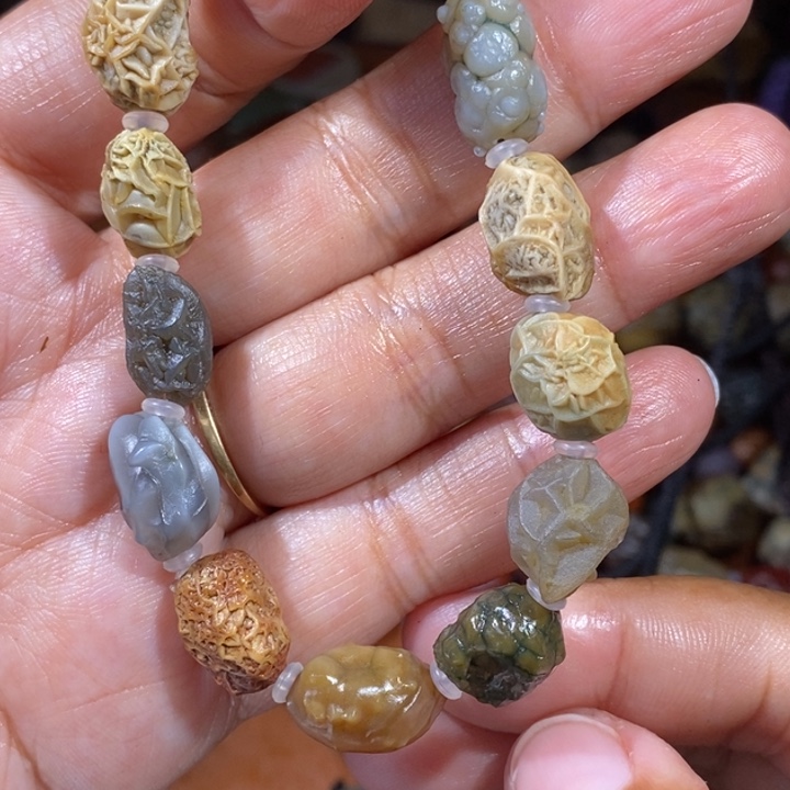 玛瑙/玉髓珠宝半成品未镶嵌沐*