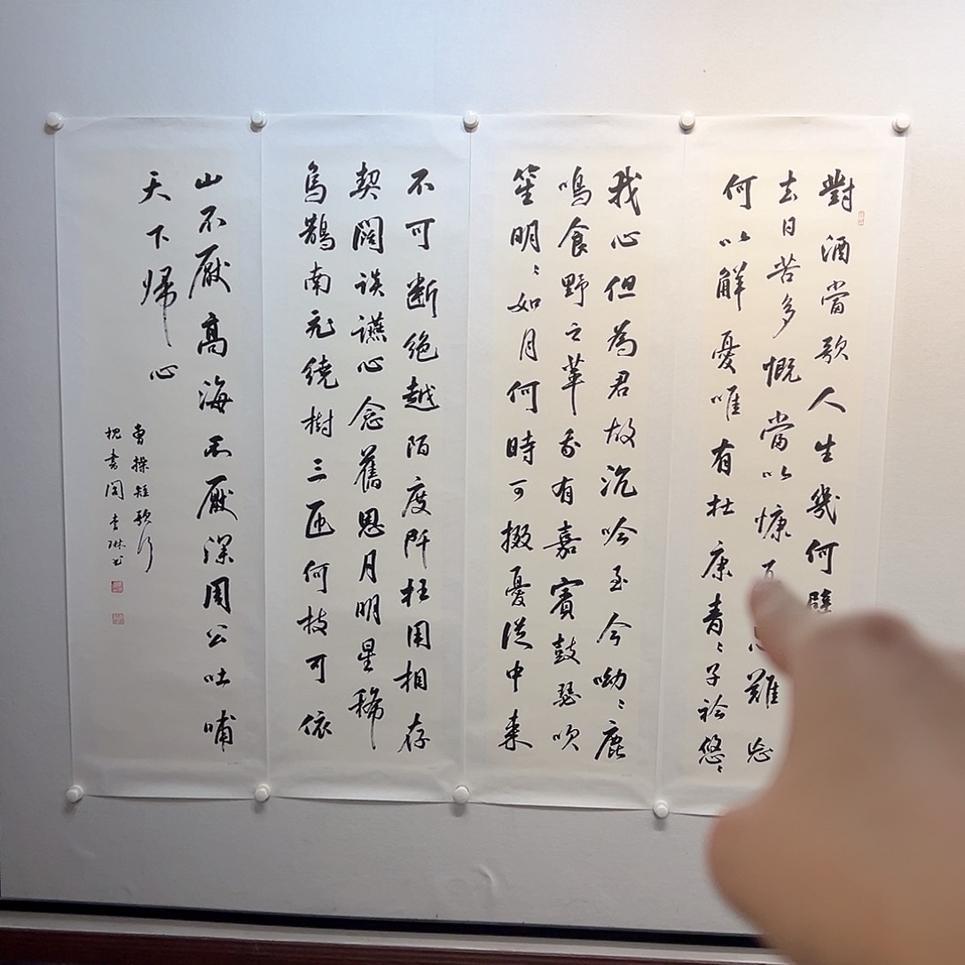国画李琳书法作品