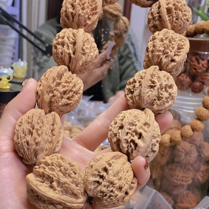 【闪购商品】文玩核桃把件39虎头手持