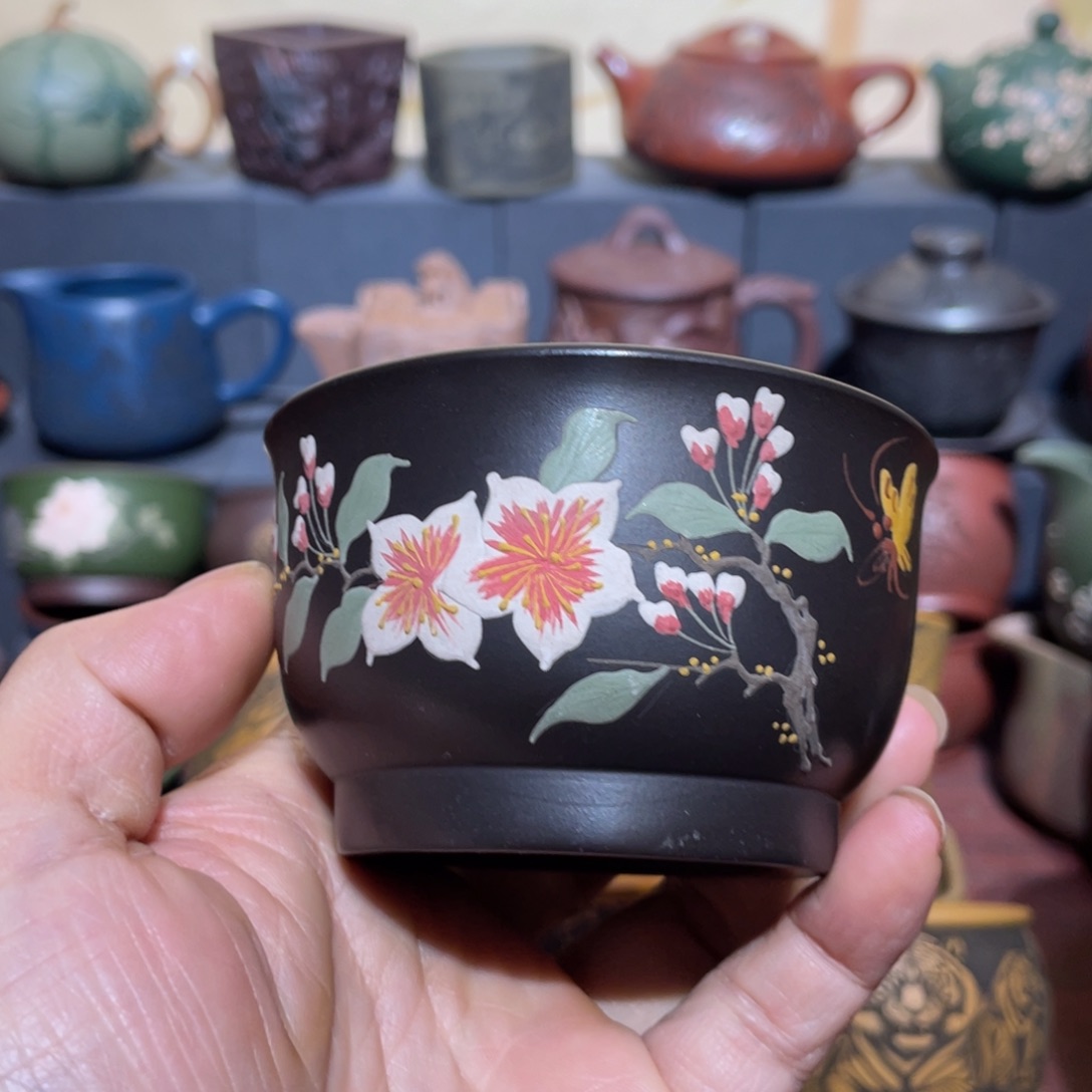 原矿紫砂手工主人杯