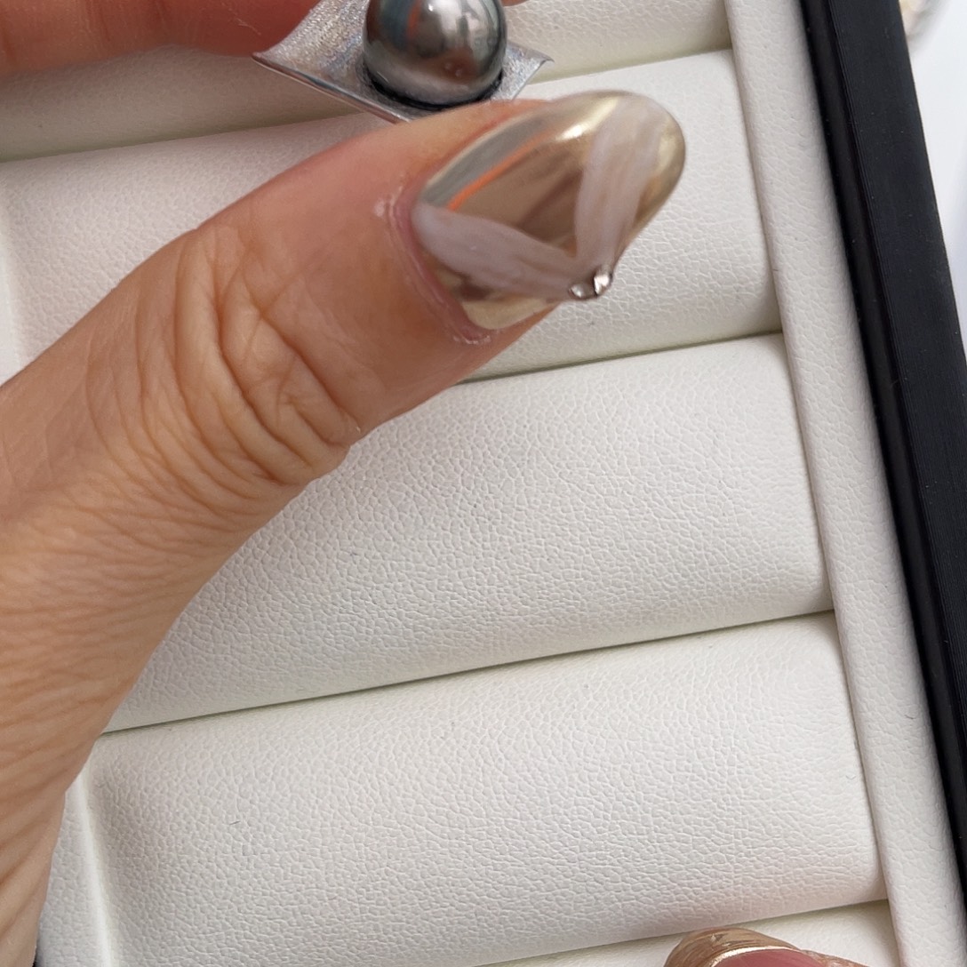 吊坠(不含链)银S925镶嵌海水珍珠