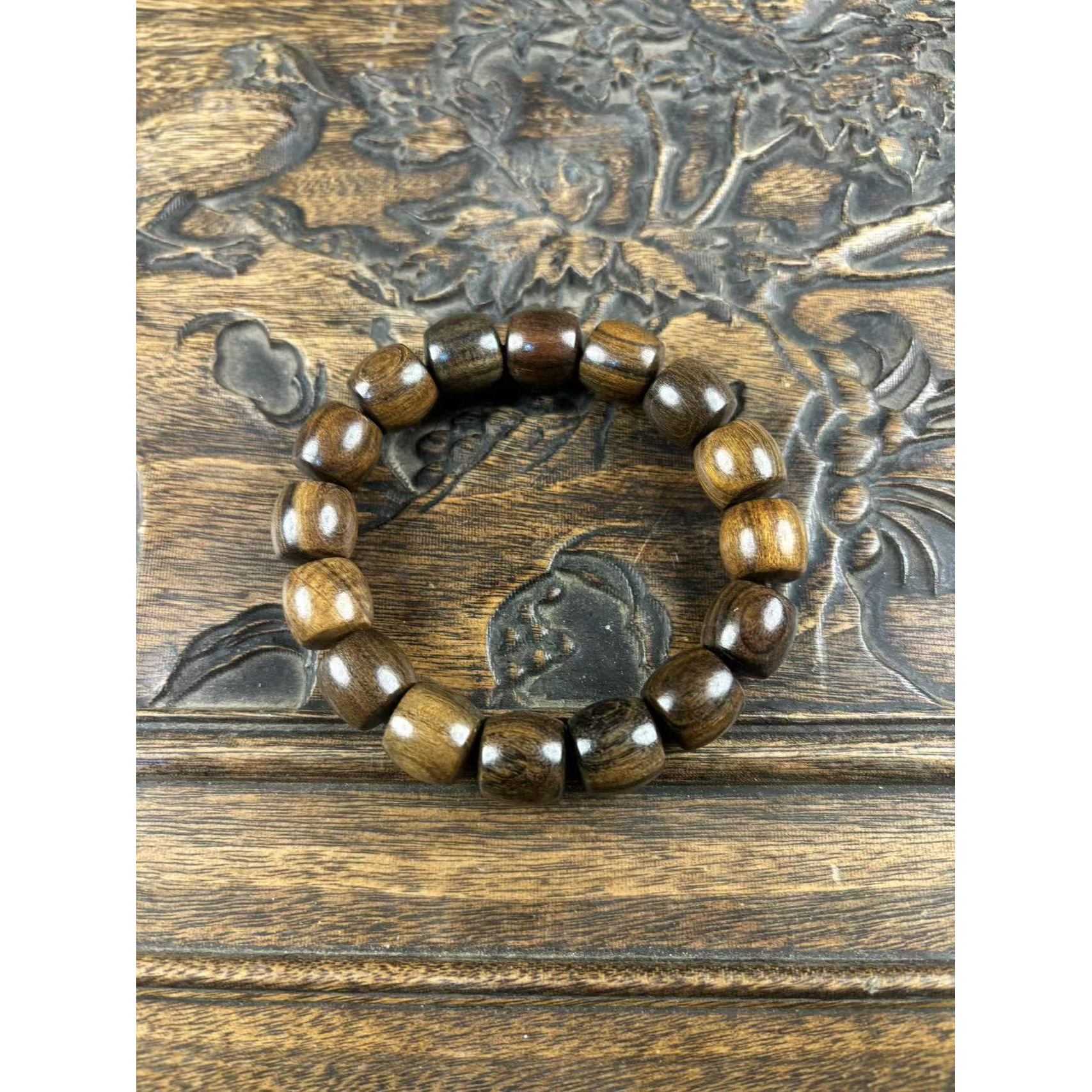 福森红土福力楠木手串一个